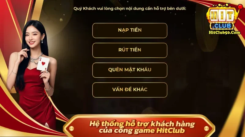HITCLUB Đội ngũ chăm sóc trực tuyến sẵn sàng giải đáp thắc mắc mọi thời điểm trong ngày